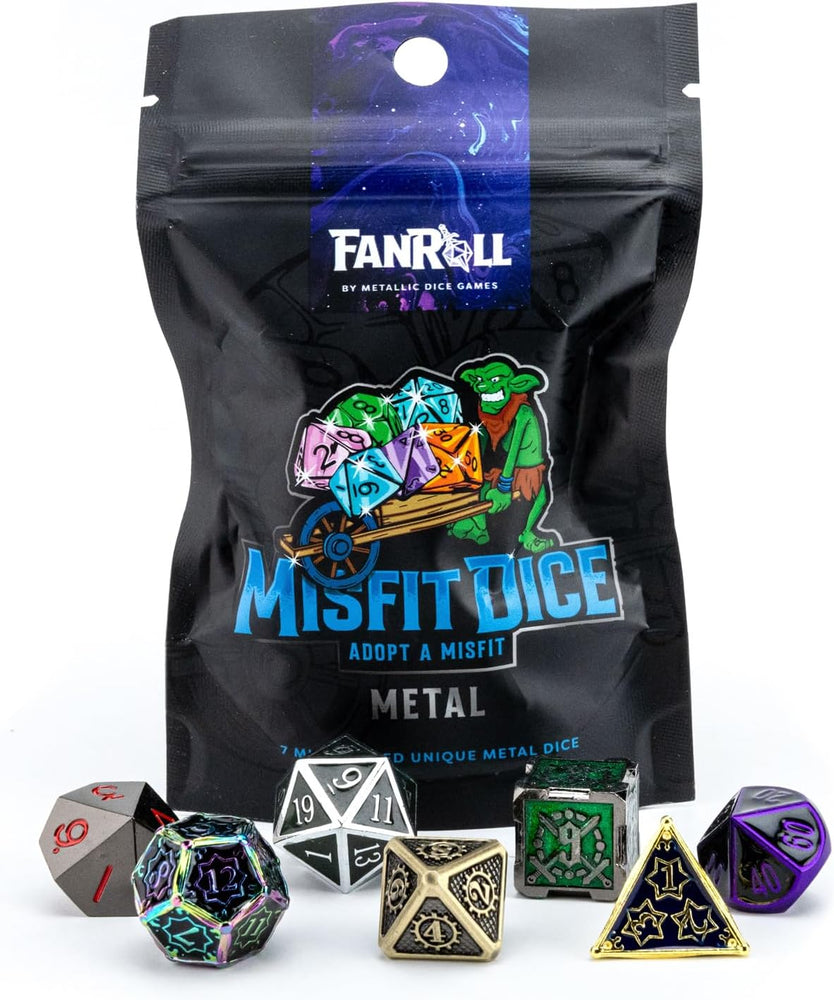 Misfit Dice Set: Metal