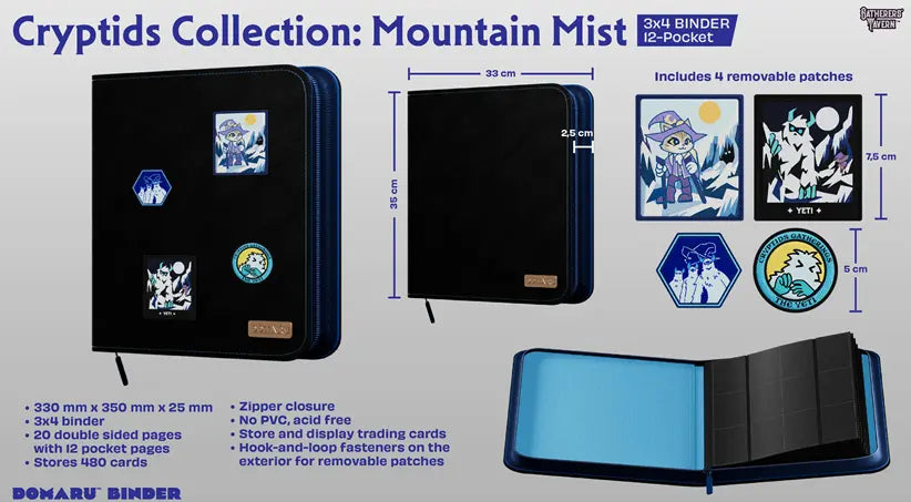 Gatherer's Tavern 12-Pocket Domaru Binder: Cryptide Collection - Mountain Mist