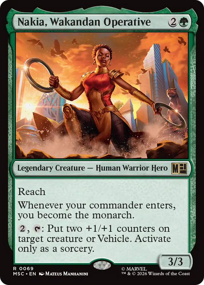 Nakia, Wakandan Operative [Marvel Super Heroes Commander]