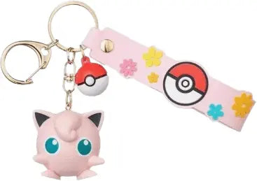 Jigglypuff Keychain with Pokeball