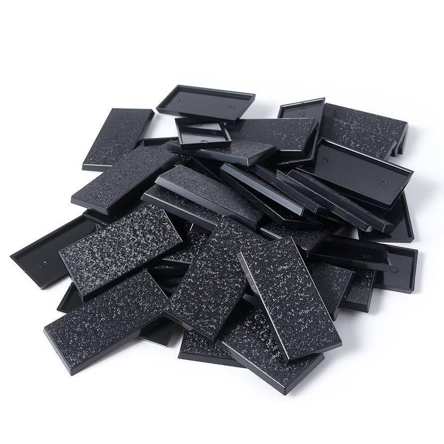 30x60mm Rectangular Loose Bases