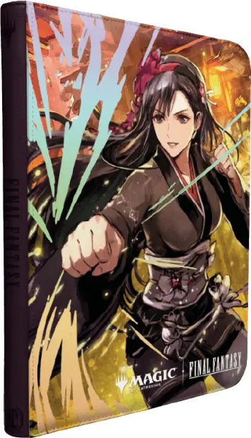 Zippered 9 Pocket Premium PRO Binder: Final Fantasy - Tifa Lockhart