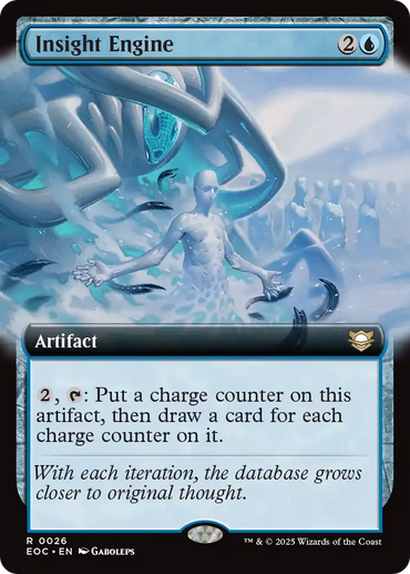 Insight Engine (Extended Art) [Edge of Eternities Commander]