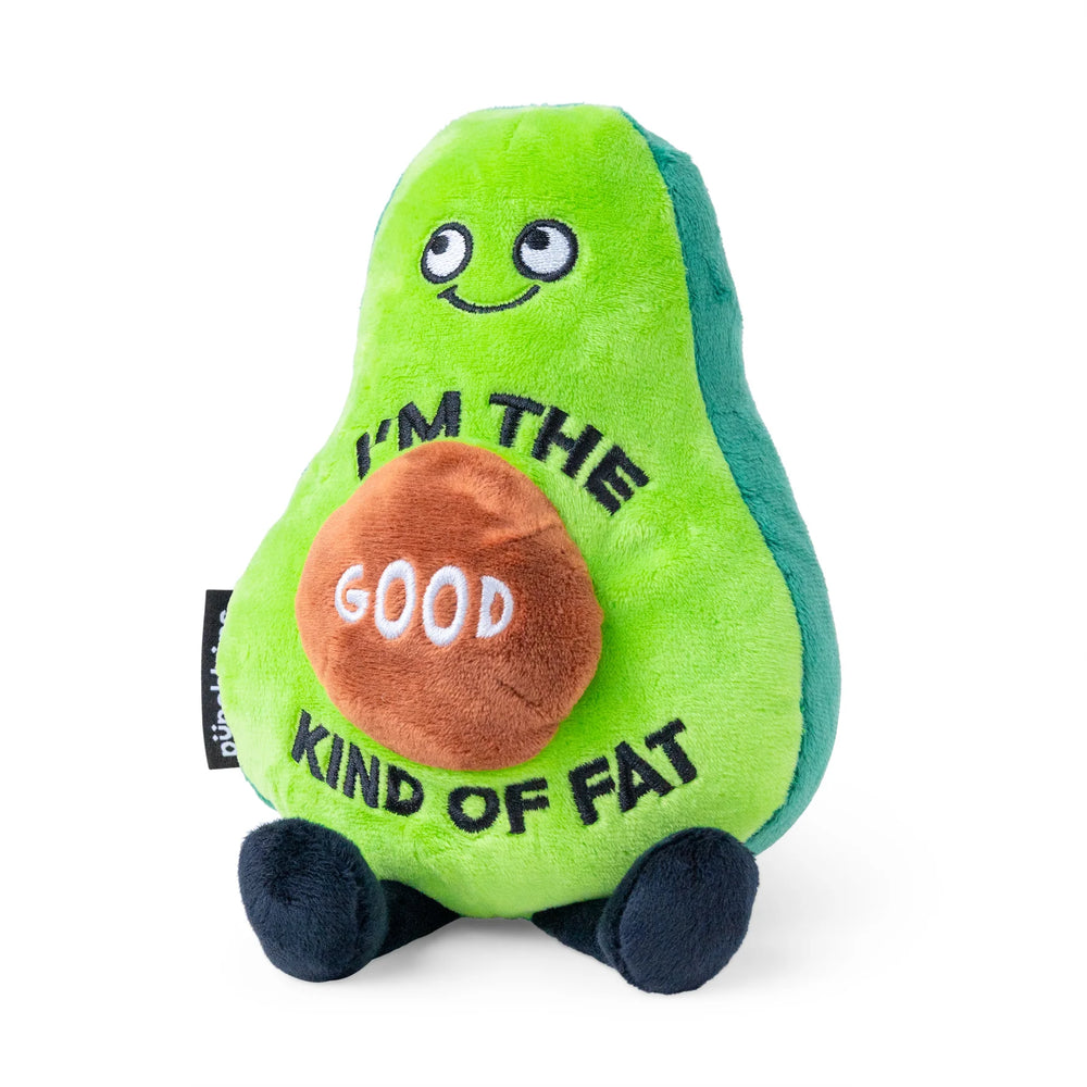 Punchkins: "I'm the good kind of fat" Plush Avocado