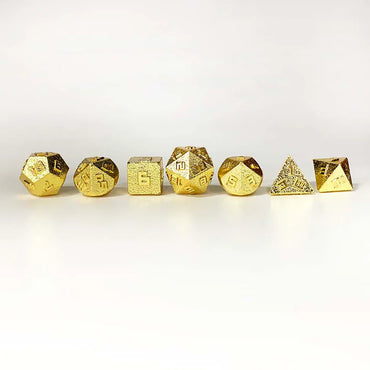 10mm Mini RPG Dice set: Ancient Gold