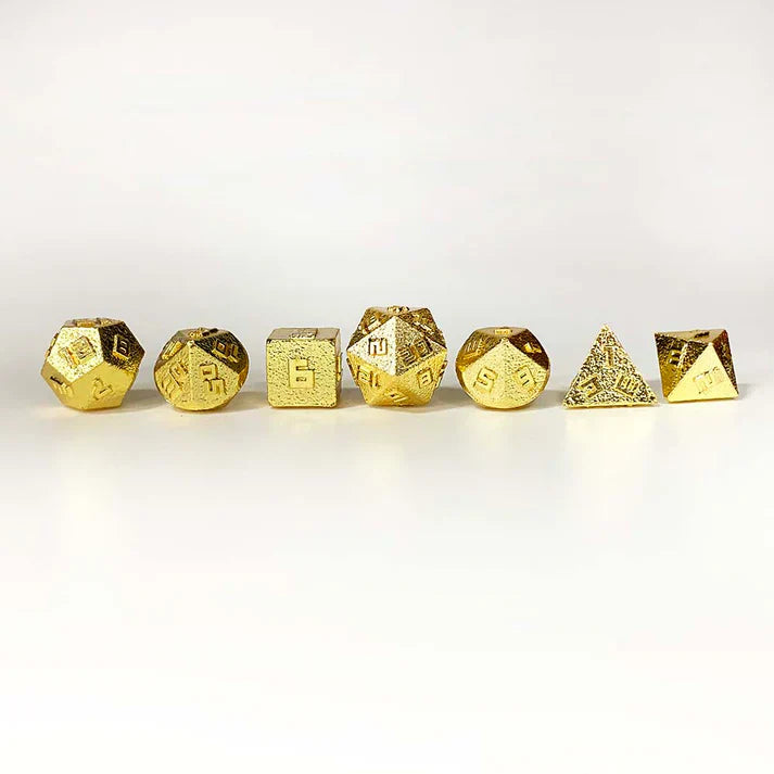 10mm Mini RPG Dice set: Gold