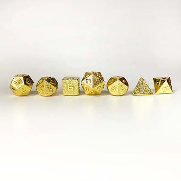 10mm Mini RPG Dice set: Gold