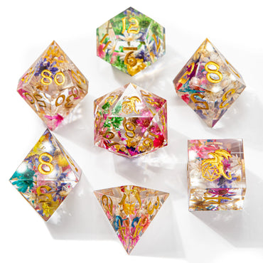 Sharp Edge RPG Dice Set: Essence of Spring
