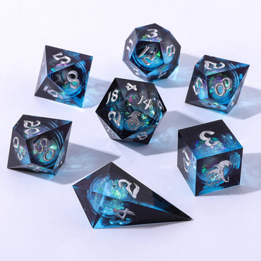 Liquid Core RPG Dice Set: Twilight Azure