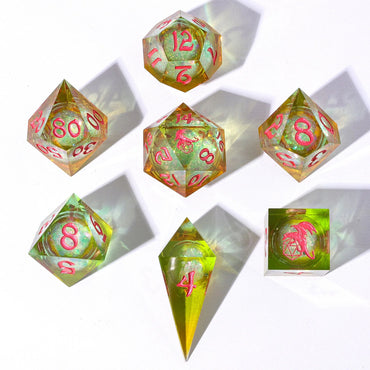Liquid Core RPG Dice Set: Mystic Meadow