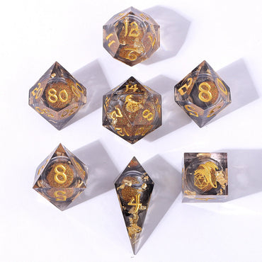 Liquid Core RPG Dice Set: Oil Money