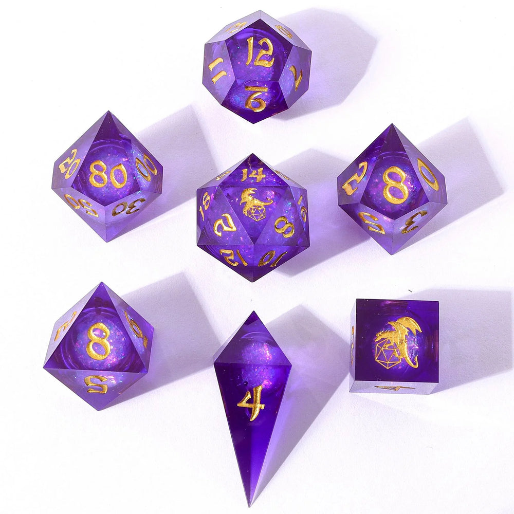 Liquid Core RPG Dice Set: Distilled Storm