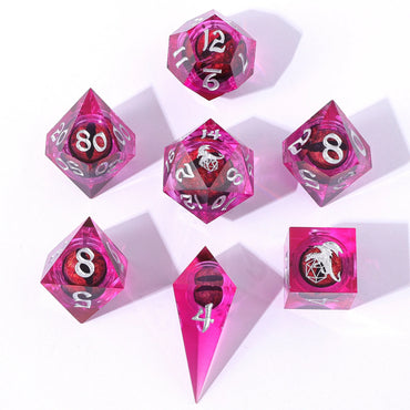 Sharp Edge RPG Dice Set: Beholder's Gaze - Pink