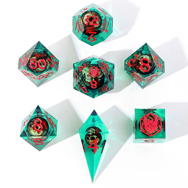 Sharp Edge RPG Dice Set: Wraithbound