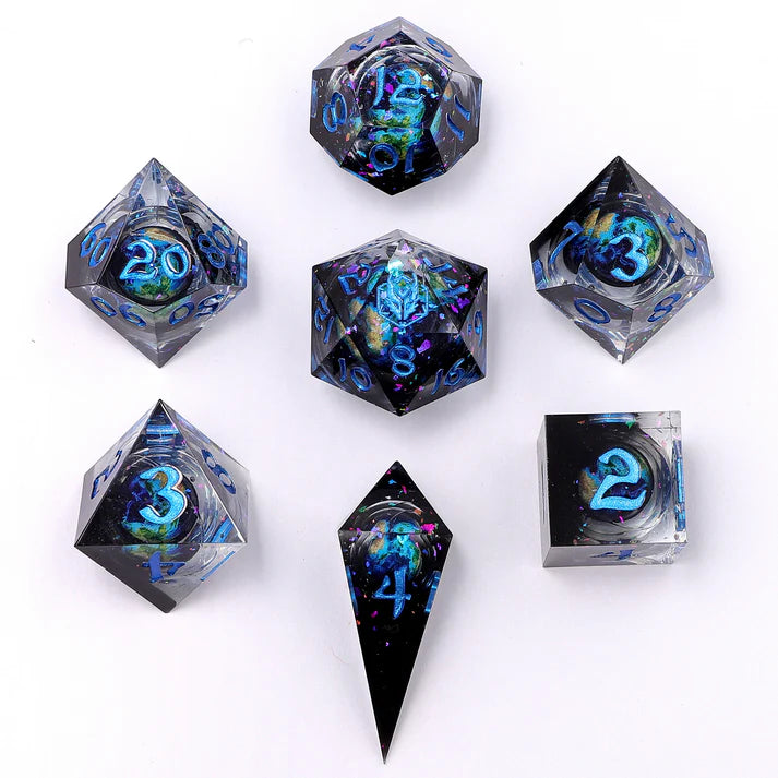 Liquid Core RPG Dice Set: Alt Earth