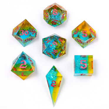 Sharp Edge RPG Dice Set: Living Lightning