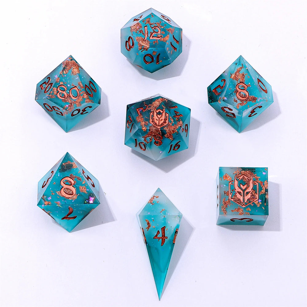 Sharp Edge RPG Dice Set: Cloudfall