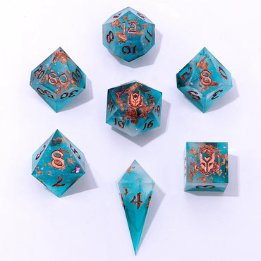 Sharp Edge RPG Dice Set: Cloudfall