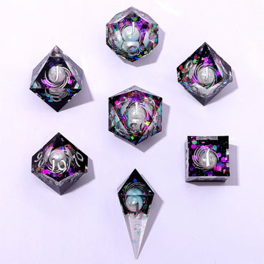 Sharp Edge RPG Dice Set: Celestial Pearl