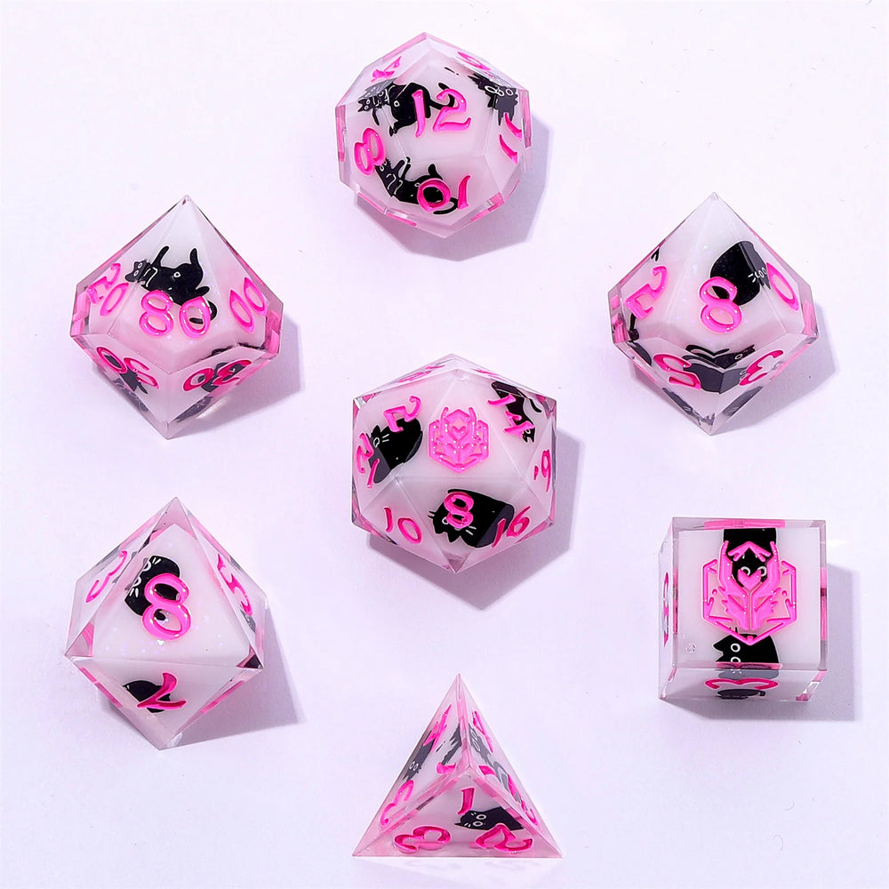Sharp Edge RPG Dice Set: Scaredy Cat