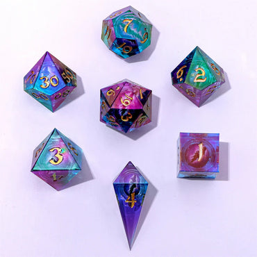 Sharp Edge RPG Dice Set: Oil Eye