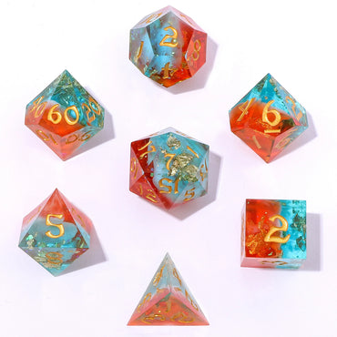 Sharp Edge RPG Dice Set: Sunset Mirage