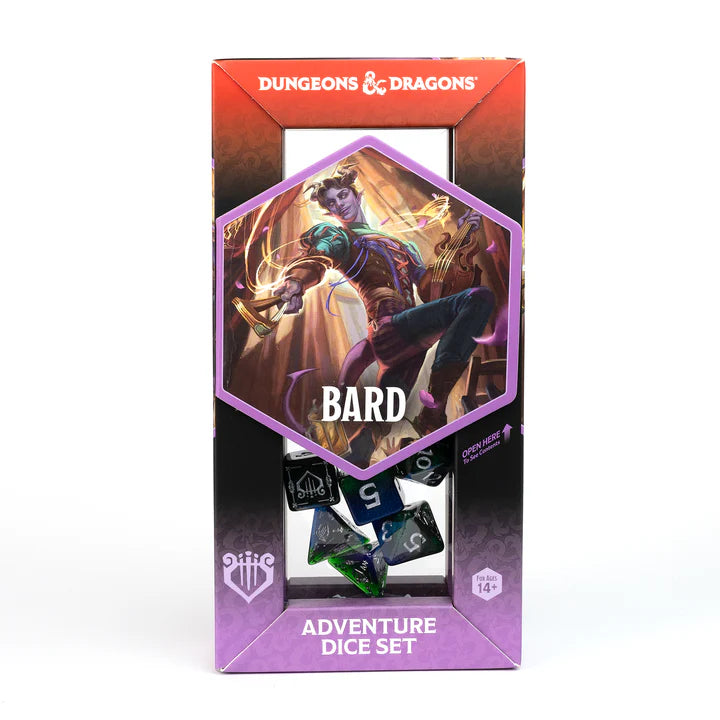 D&D Dice Set: Bard - Blue