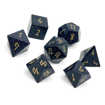 Gemstone RPG Dice Set: Blue Sandstone