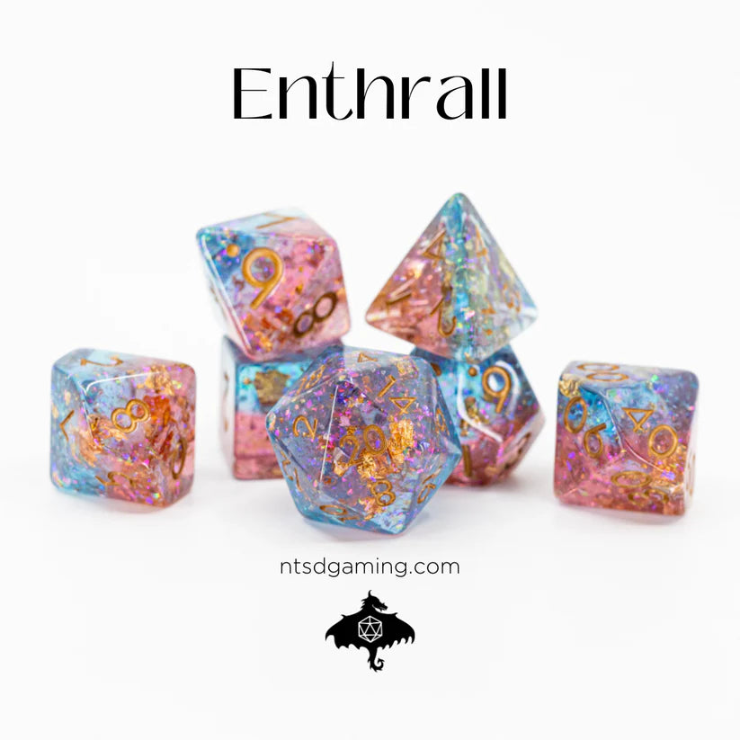Acryllic RPG Dice Set: Enthrall