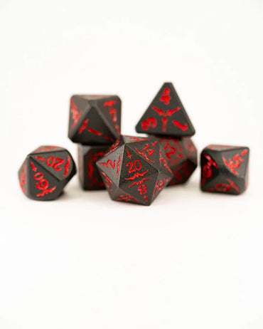 Metal RPG Dice Set: Echo Knight