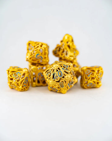 Hollow Metal RPG Dice Set: Kanaloa