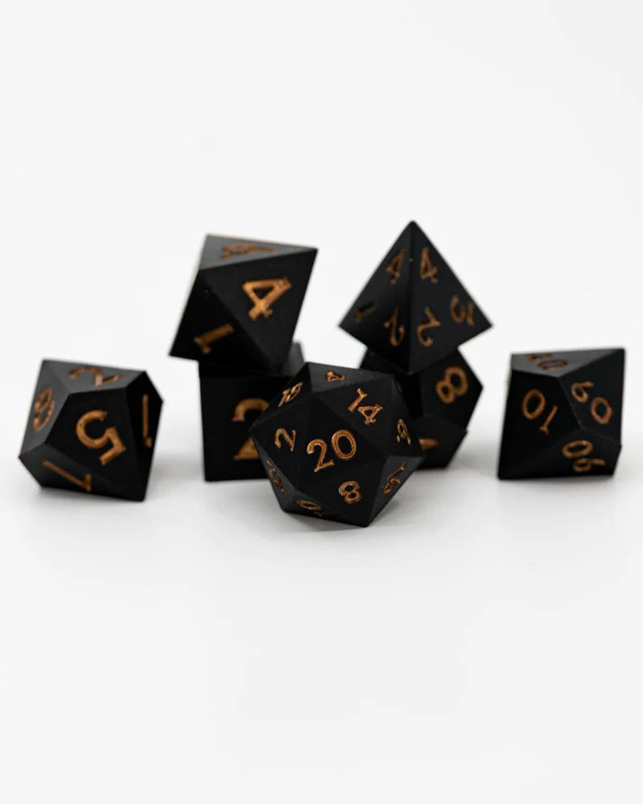 Silicone RPG Dice Set: Dark Deceit