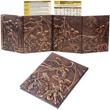DM Screen: 3D Faux Leather - Dragon