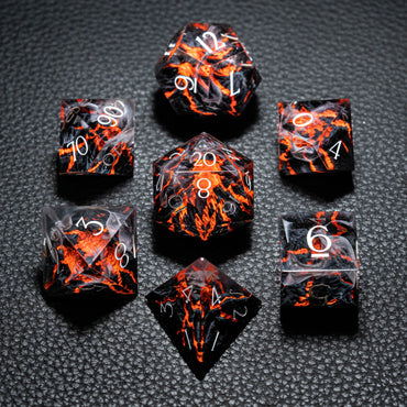 RPG Dice Set: Death Volcano
