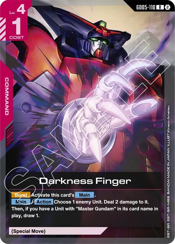 Darkness Finger - Freedom Ascension (GD05) - GUNDAM Card Game