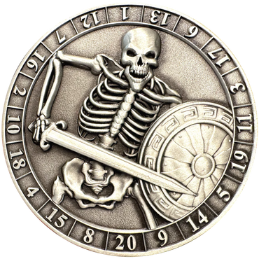 Dice Coins: D20 Skeleton