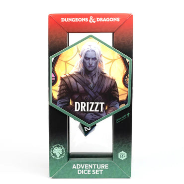 D&D Dice Set: Legend of Drizzt - Green/Purple