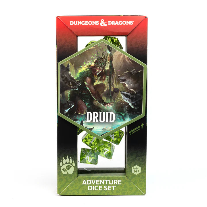 D&D Dice Set: Druid - Green