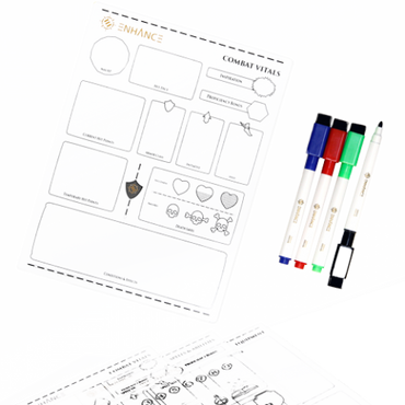 ENHANCE: Acrylic Character Sheets