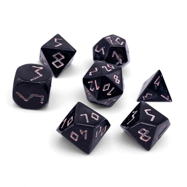 Wooden RPG Dice Set: Gabon Ebony