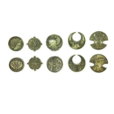 Adventure Coins Set of 10: Elven Metal