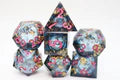 Sharp Edge Liquid Core RPG Dice Set: Crystal Asteroid