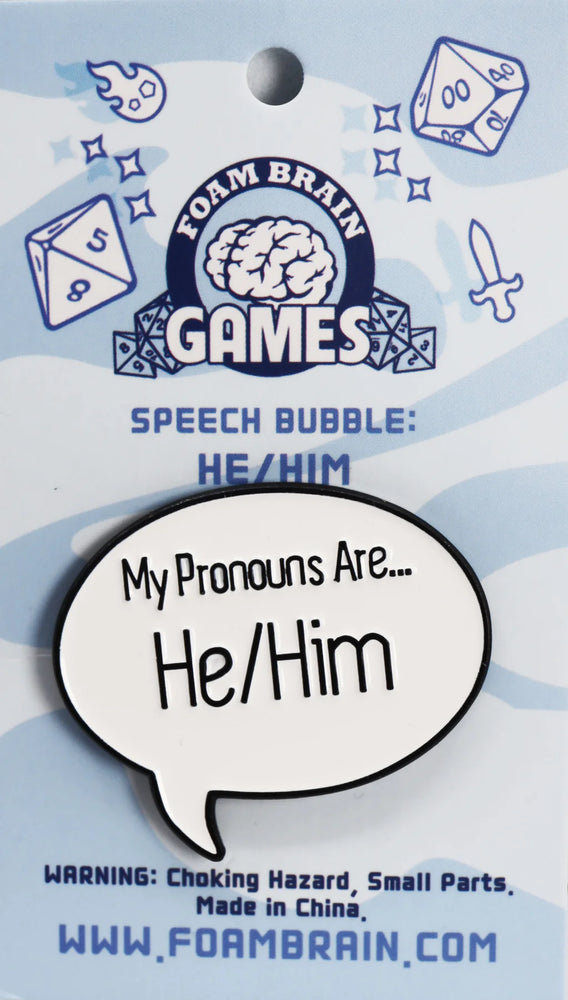Enamel Pin: He/Him