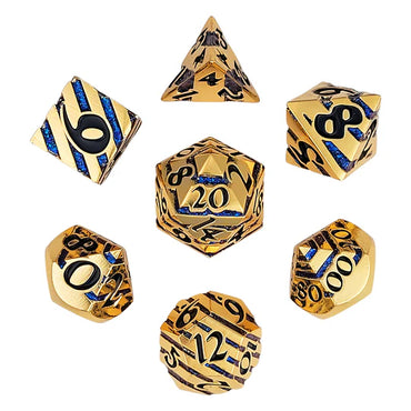Metal RPG Dice Set: Banded - Sphinx's Calling