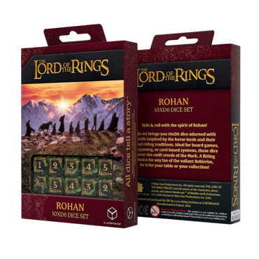 The Lord Of The Rings: Rohan 10XD6 Dice Set