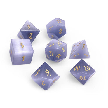 Gemstone Dice: Grey Cat's Eye