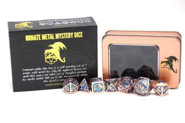 RPG Ornate Metal Dice Set: Mystery