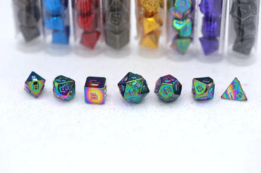10mm Mini RPG Dice set: Rainbow