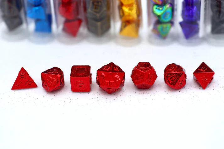 10mm Mini RPG Dice set: Red