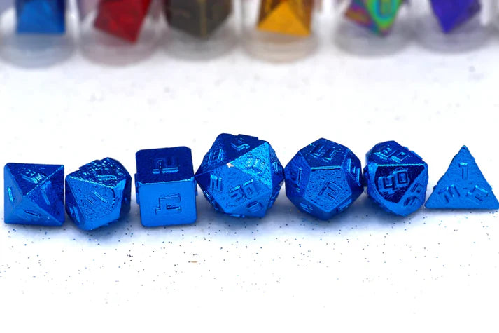 10mm Mini RPG Dice set: Blue